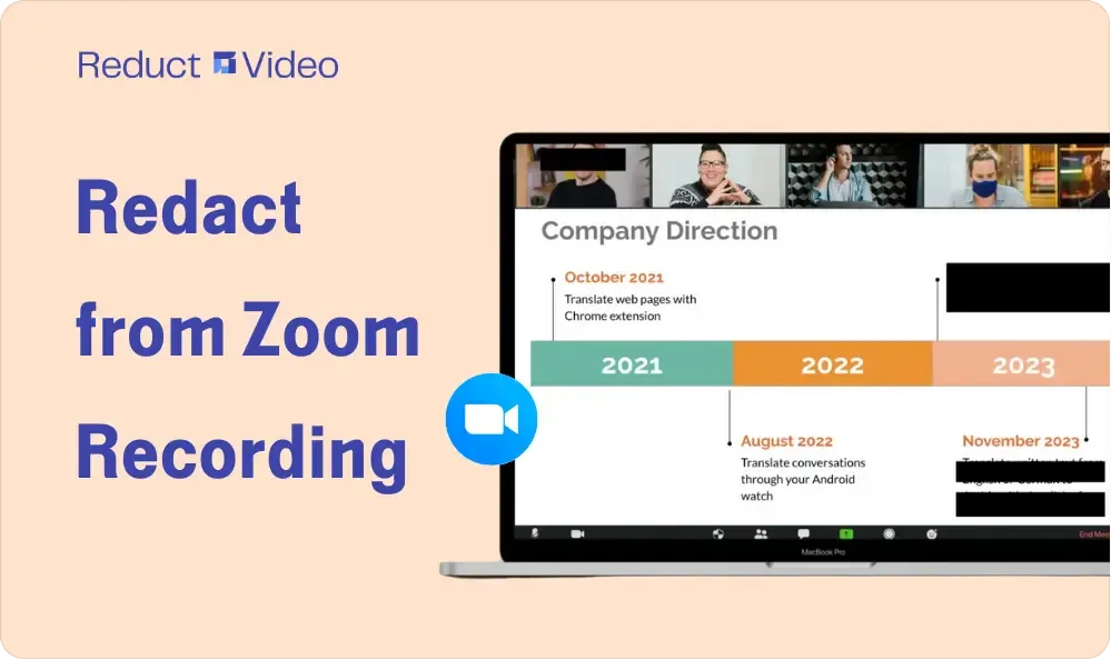 Redact Sensitive Information from Zoom Recordings- 4 Easy Steps