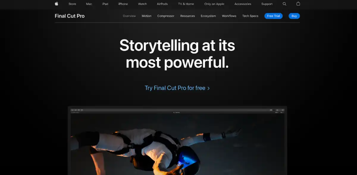 InVideo landing page