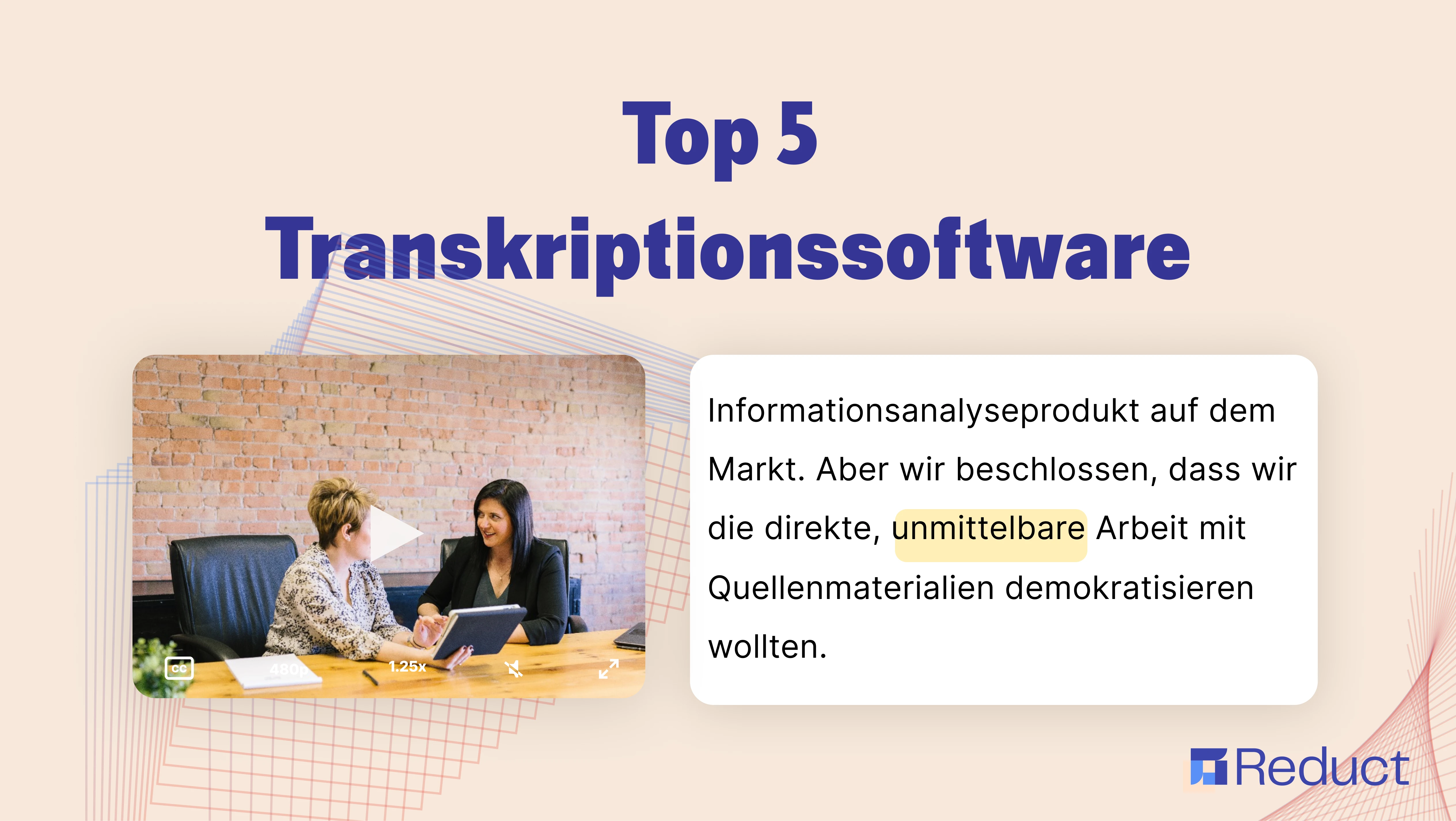 Die Top 5 Softwarelösungen zur Videotranskription 2024