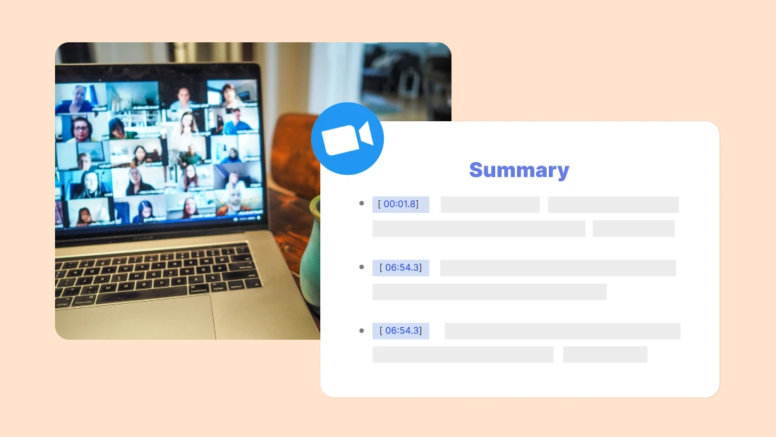How to summarize a Zoom recording