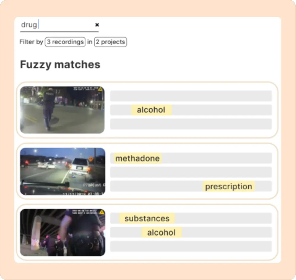 image of afuzzy search in action